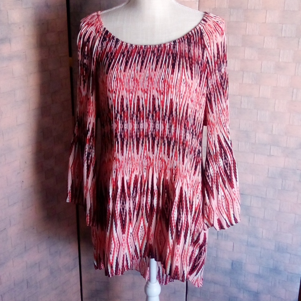 Cato woman Size 18/20w Santa Fe print top